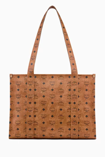 Large Aren School Tote in Visetos Canvas
