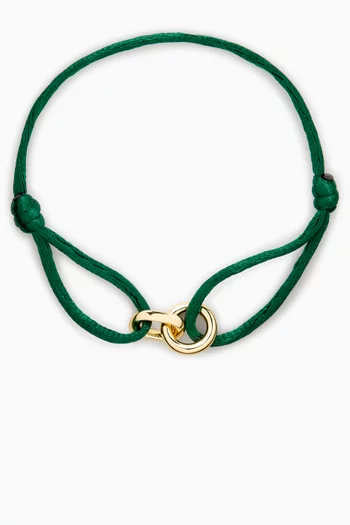 Element Cord Bracelet in 14kt Gold-plated Silver