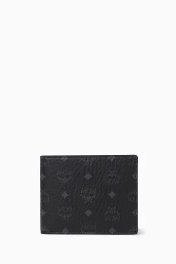 Small Aren Bifold Wallet in Visetos Canvas