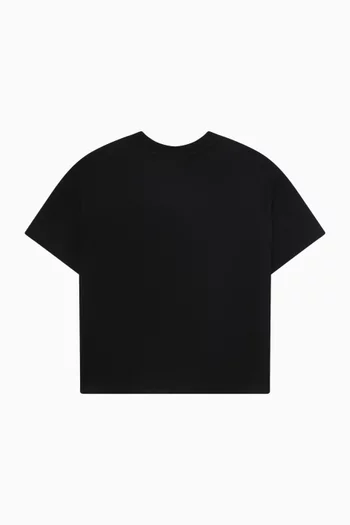 Embellished Logo T-shirt in Cotton Jersey