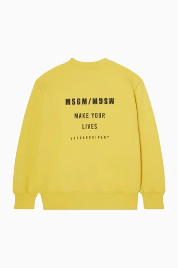Logo Sweatshirt in Cotton