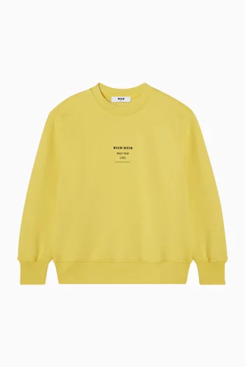 Logo Sweatshirt in Cotton