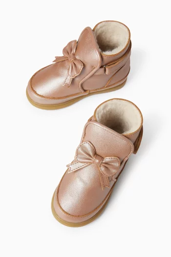 Cemilla Boots in Metallic Leather