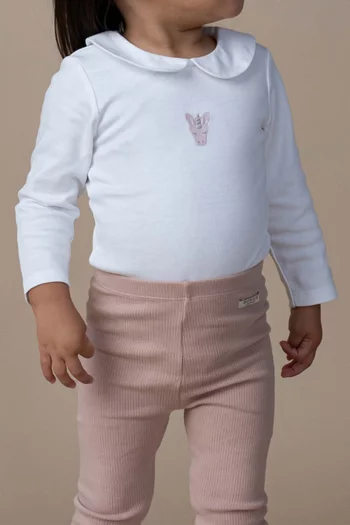 Davo Unicorn Print Bodysuit in Organic Cotton