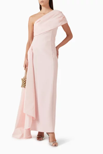 One-shoulder Gown
