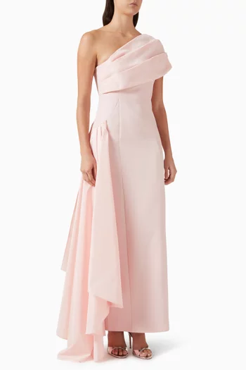 One-shoulder Gown