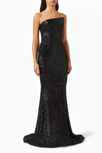 Sequin-embellished Mermaid Gown