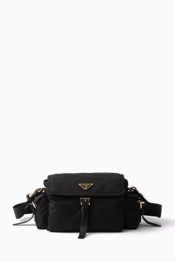 Medium Explore Shoulder Bag in Re-Nylon