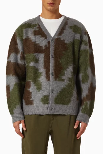 Cardigan in Mohair Knit