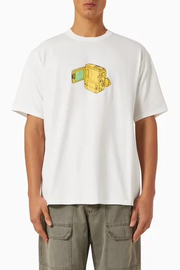 Camcorder T-shirt in Cotton