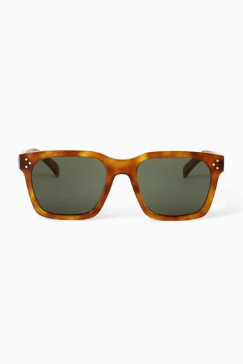 3 Dots Geometric Sunglasses in Acetate