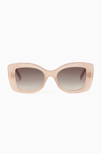 3-dots Geometric Sunglasses in Acetate