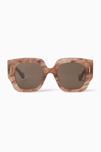 Square Sunglasses in Acetate
