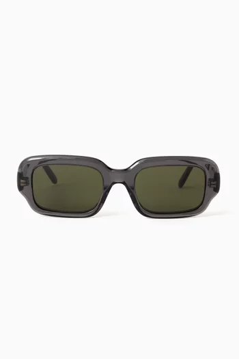 Slim Square Sunglasses in Acetate
