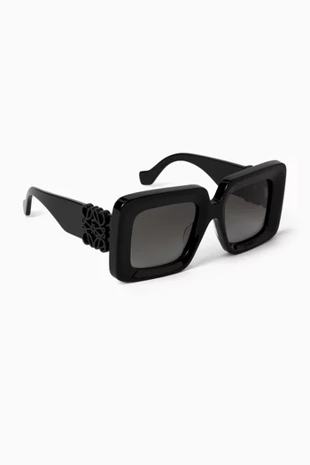 Anagram Square Sunglasses in Acetate