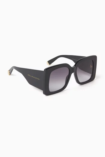 Square Sunglasses in Bio-acetate