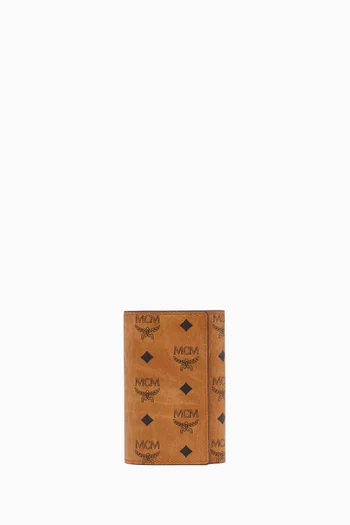 Aren Key Case in Visetos Canvas