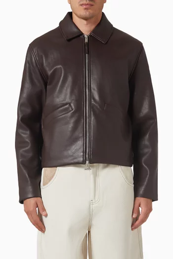 جاكيت ايفز جلد صناعي