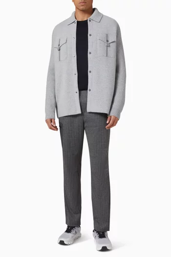 Felted Overshirt in Wool & Cashmere