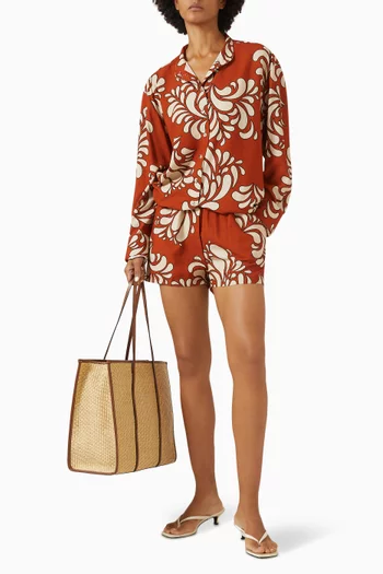 Provence Shorts in Viscose-blend