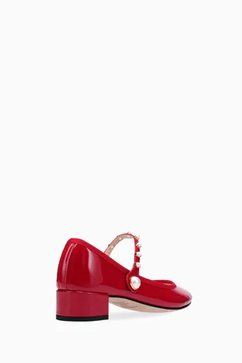 Rose 30 Mary Jane Pumps in Patent Leather