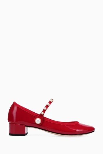 Rose 30 Mary Jane Pumps in Patent Leather