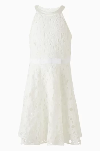 Sleeveless Dress in Lace