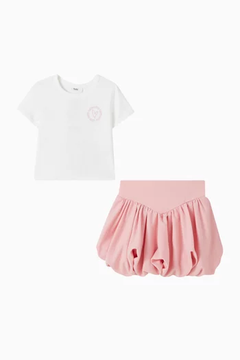 T-shirt & Skirt Set