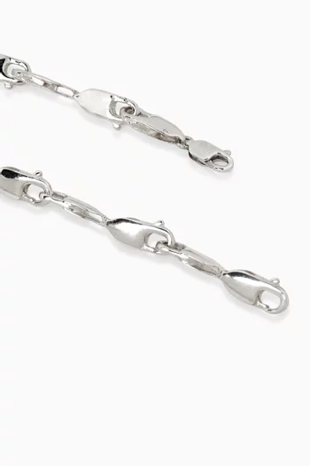 Albert Clasp Bracelet in Sterling Silver