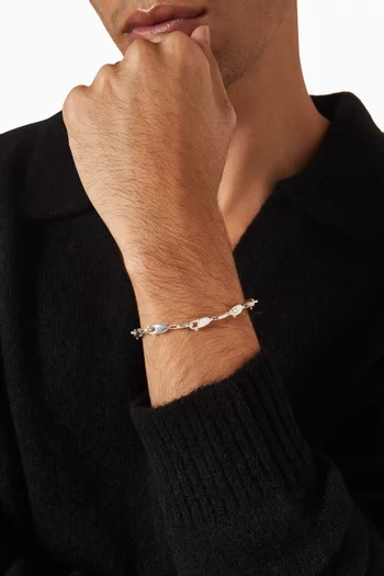 Albert Clasp Bracelet in Sterling Silver