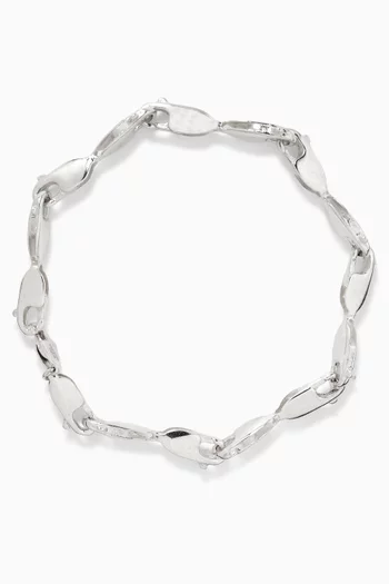 Albert Clasp Bracelet in Sterling Silver