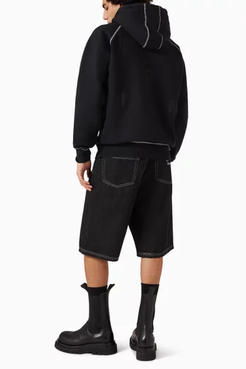 Logo Hoodie in Cotton