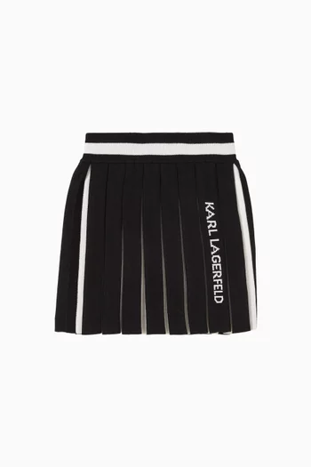 Pleated Skirt in Knit