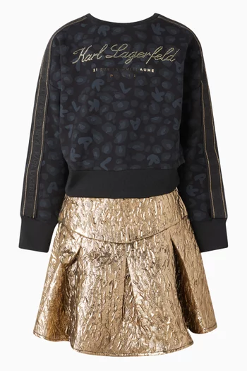 Rhinestone Logo Sweatshirt