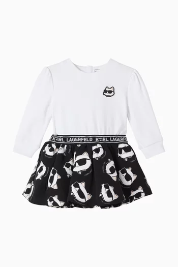Choupette Elastic Waist Dress