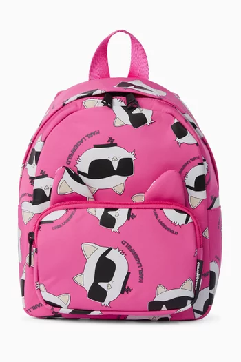 Choupette-print Backpack