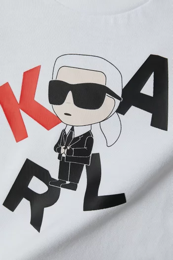K/Ikonik Long-sleeve T-shirt in Cotton