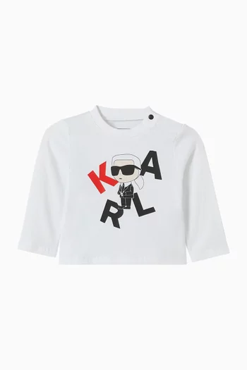 K/Ikonik Long-sleeve T-shirt in Cotton