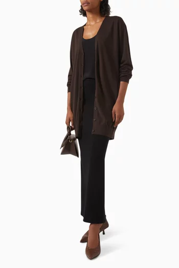 Cardigan in Merino Wool-knit