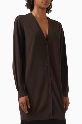 Cardigan in Merino Wool-knit