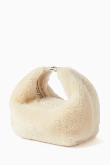 Le Pliage Xtra XS Top-handle Bag in Shearling