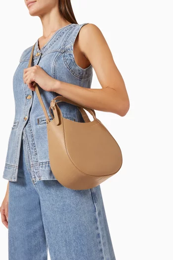 Small Le Foulonné S Handbag in Leather