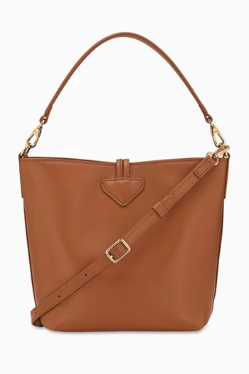 Mini Le Roseau XS Bucket Bag in Leather