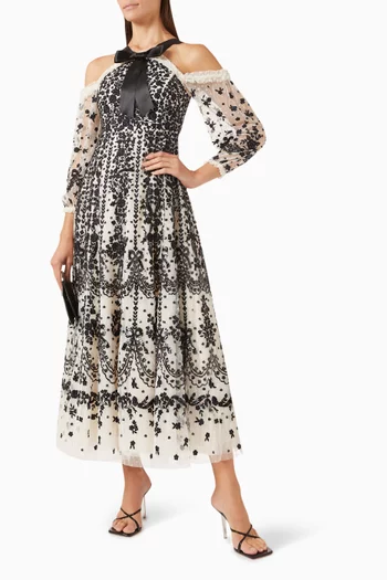 Adeline Off-shoulder Gown in Tulle