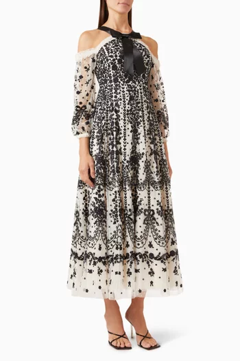 Adeline Off-shoulder Gown in Tulle