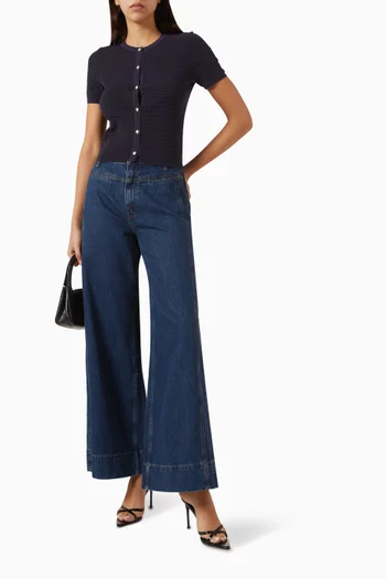 Selah Wide-leg Jeans in Denim