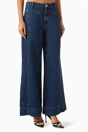 Selah Wide-leg Jeans in Denim