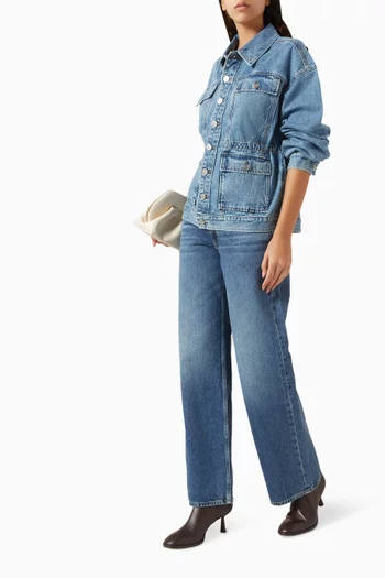Saige Straight-fit Jeans in Denim