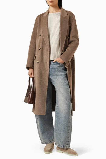 Ingrid Boat-neck Sweater in Knit