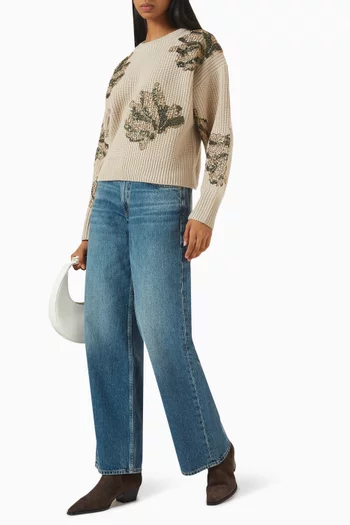 Julie Sequin-embellished Sweater